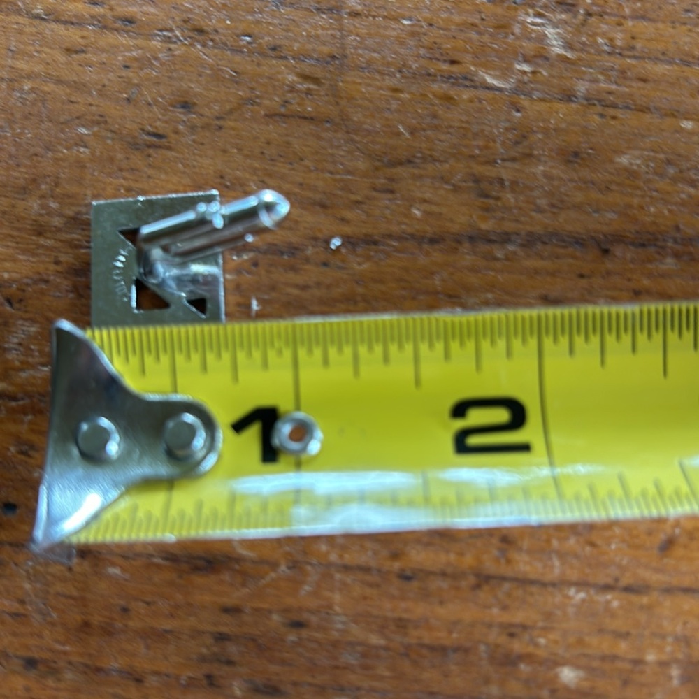 Vintage Swank Marked Rectangular Mid-Century Silv… - image 8